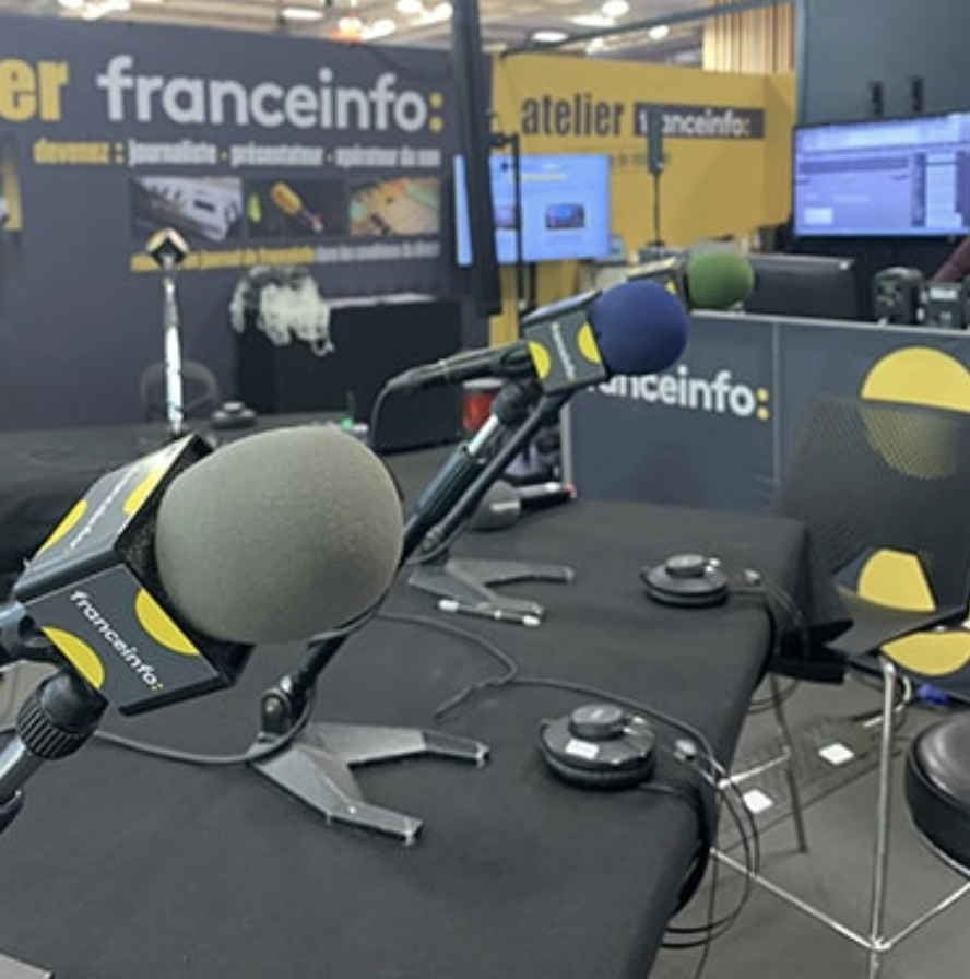 franceinfo initie les jeunes aux métiers de la radio au Salon Aventure des Métiers
