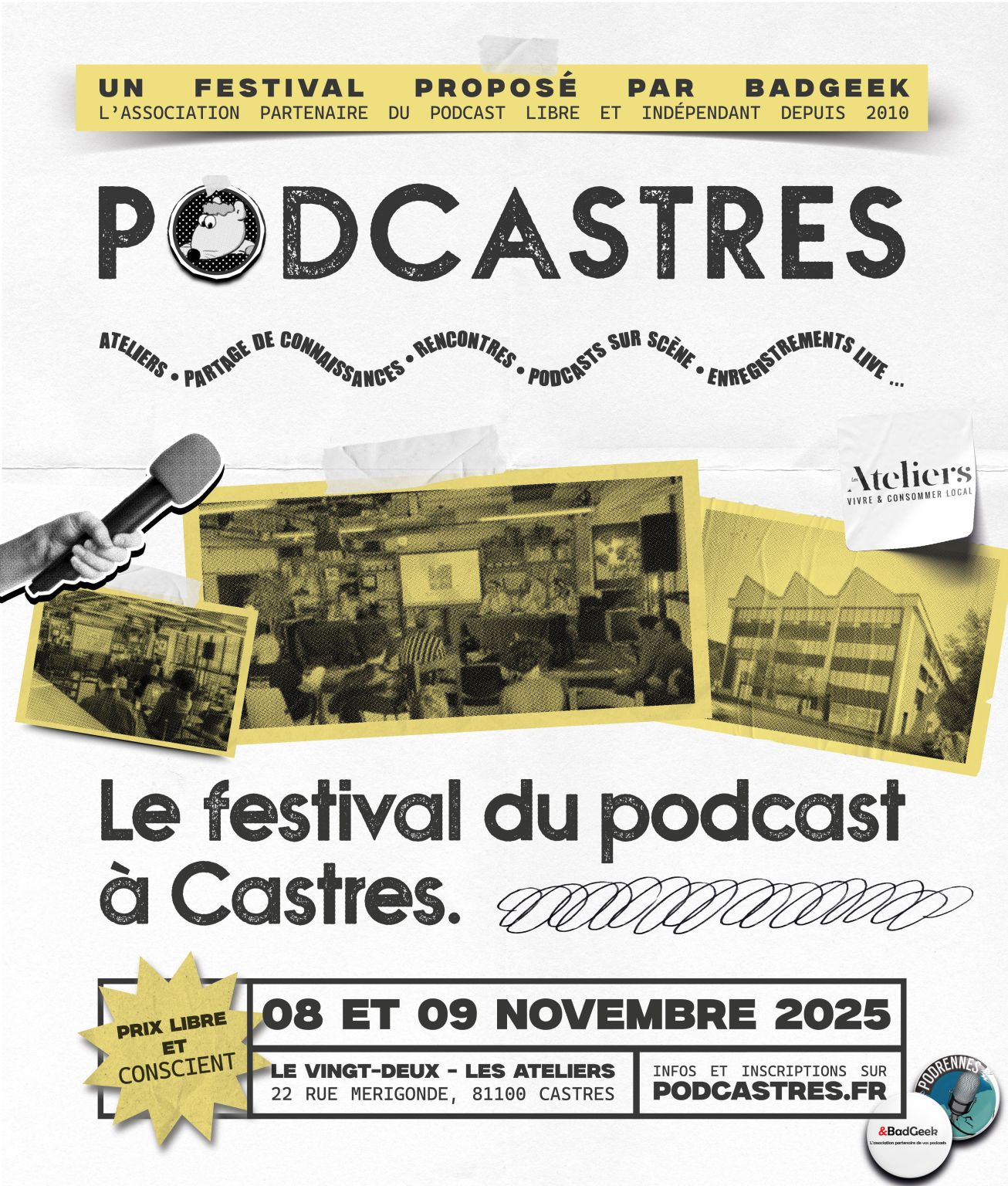 À Castres, PodCastres met la création sonore indépendante à l’honneur