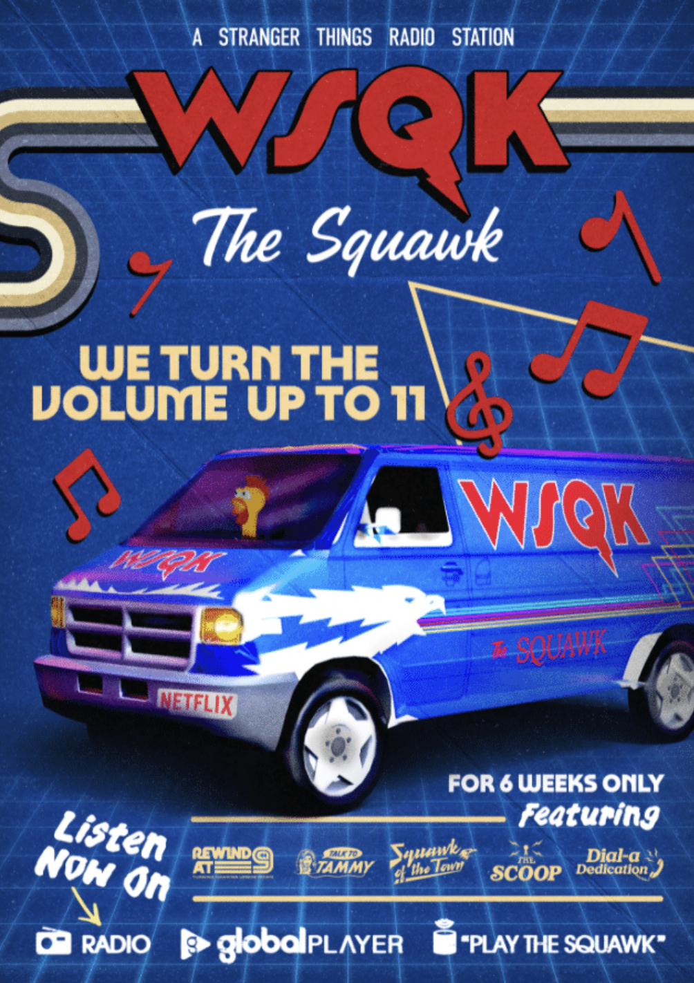 Global et Netflix réveillent l’univers Stranger Things en radio avec WSQK