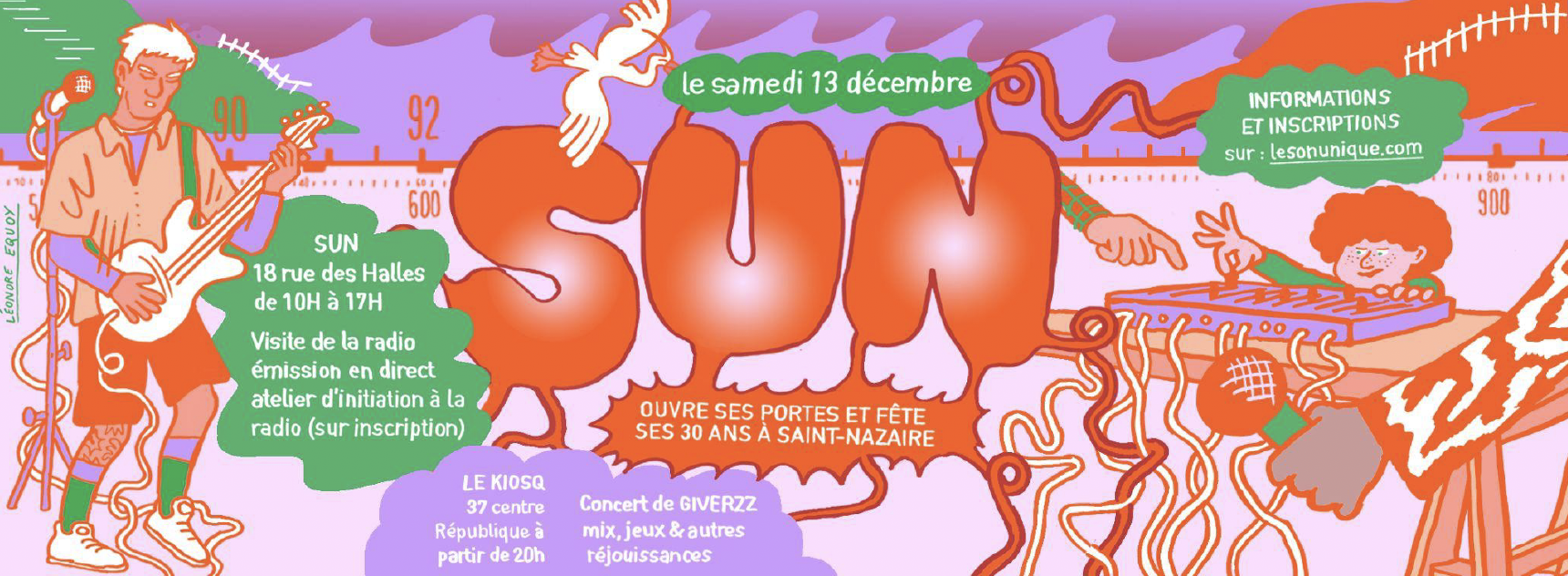 Le 13 décembre, SUN ouvre ses portes et fête ses 30 ans à Saint-Nazaire