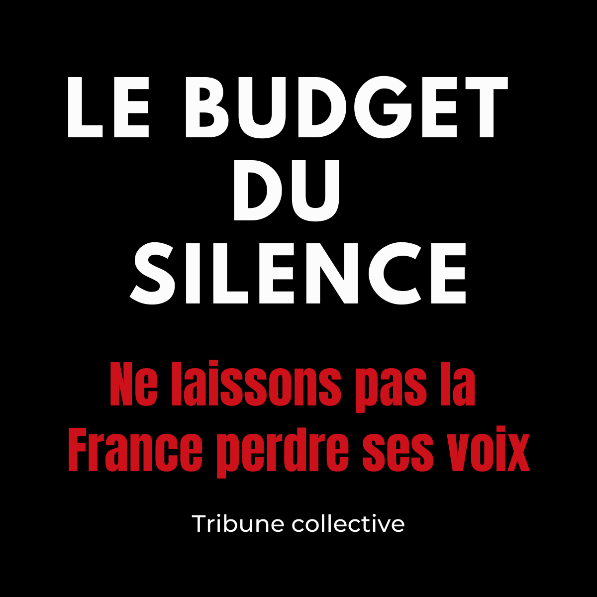 Les radios associatives dénoncent "Le budget du silence"
