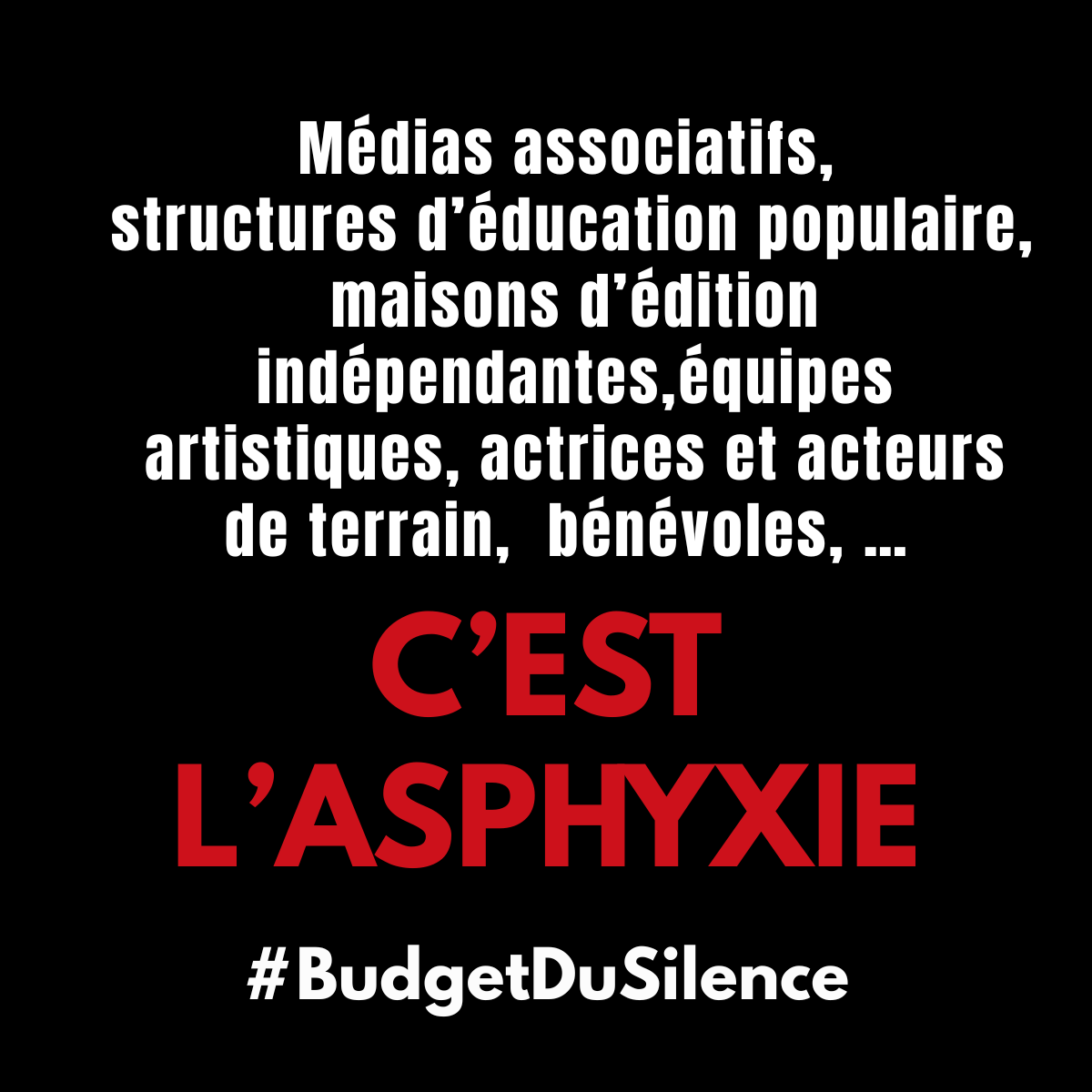 Les radios associatives dénoncent "Le budget du silence"