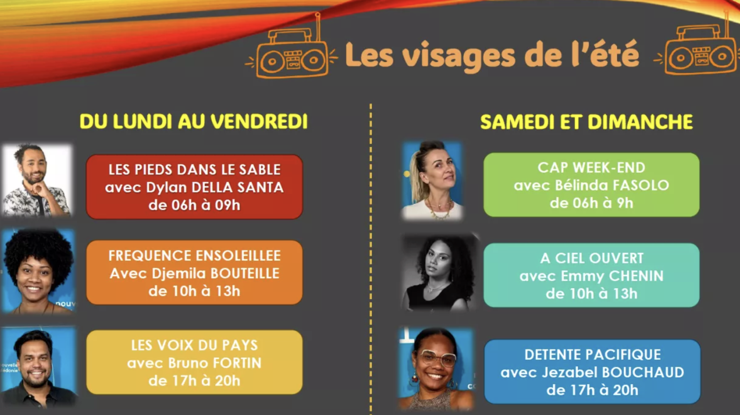 NC la 1ère déploie une grille radio estivale avec des contenus 100% locaux