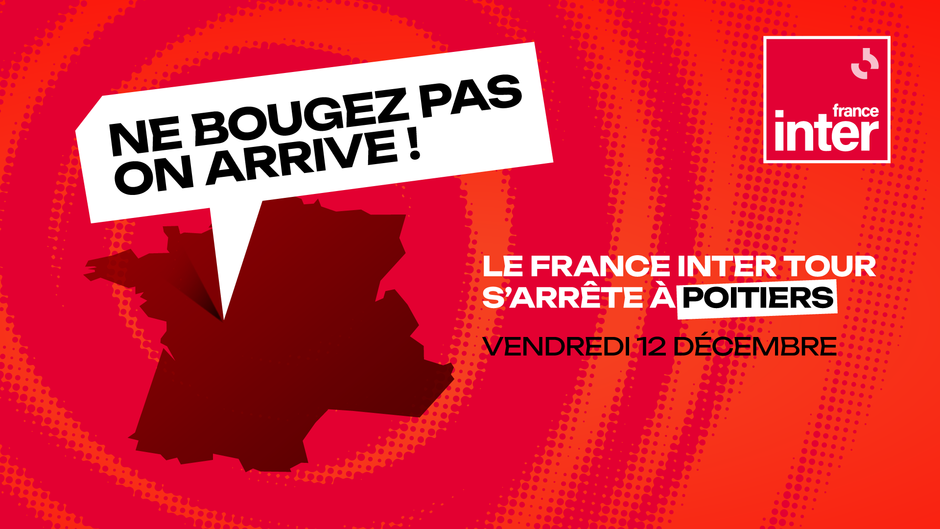 À Poitiers, France Inter donne le coup d’envoi du "France Inter Tour"
