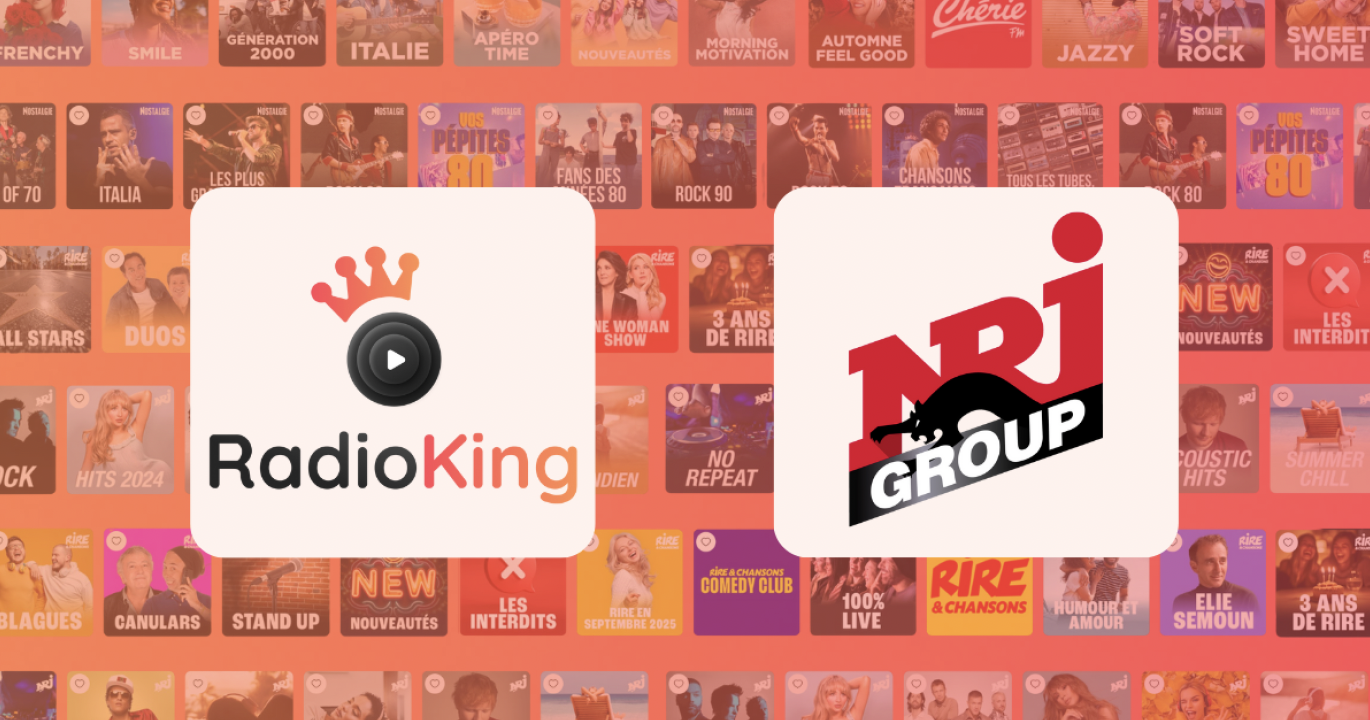 RadioKing assure désormais la diffusion digitale de plus de 600 radios de NRJ Group