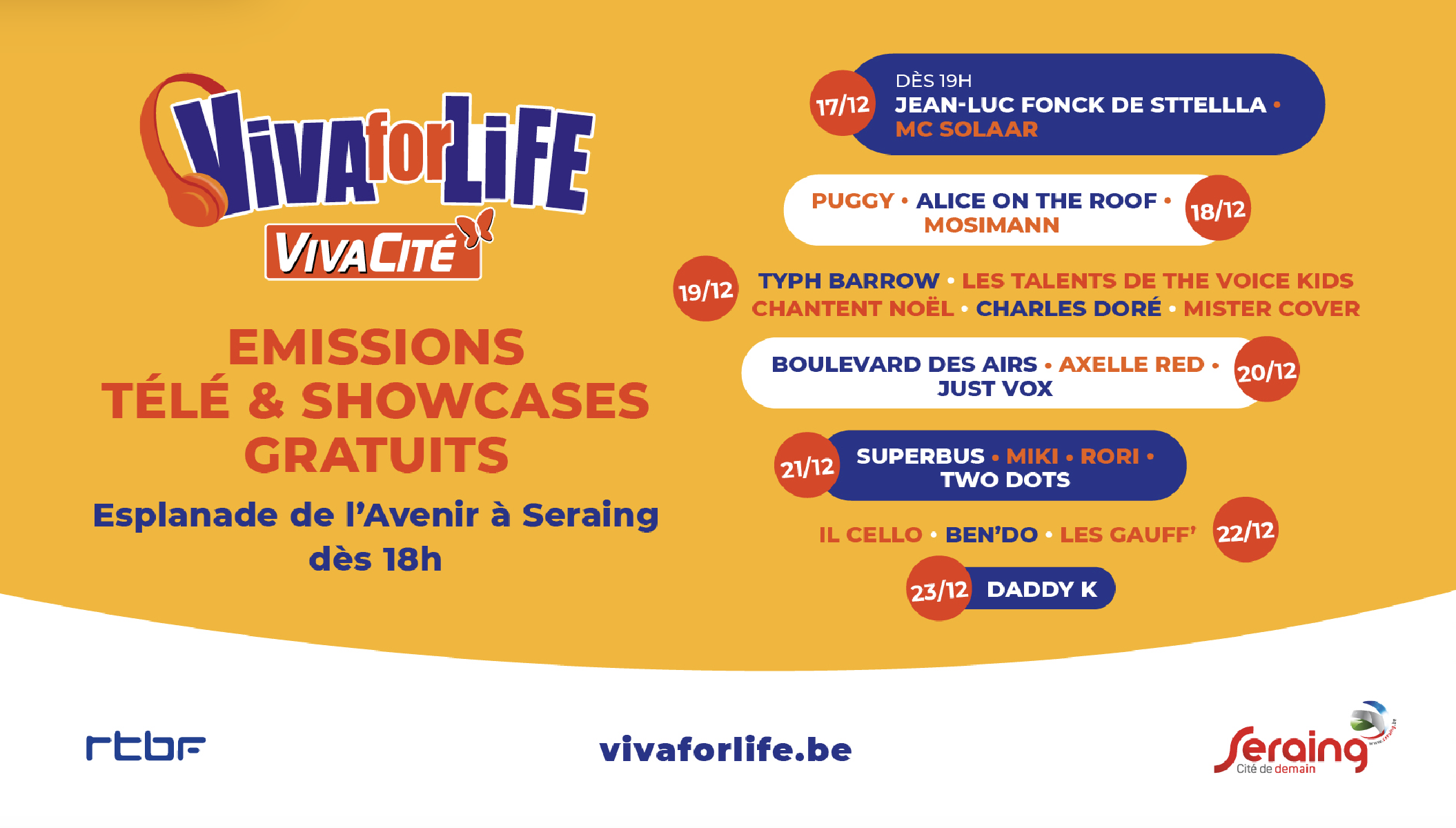 VivaCité s’installe à Seraing pour 144 heures de solidarité