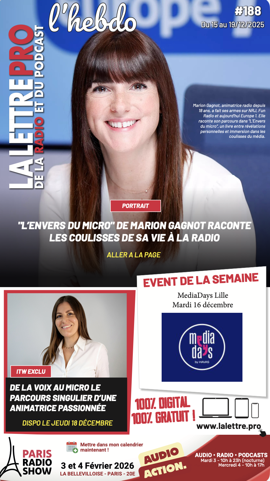 Le n°188 de La Lettre Pro L’Hebdo est disponible