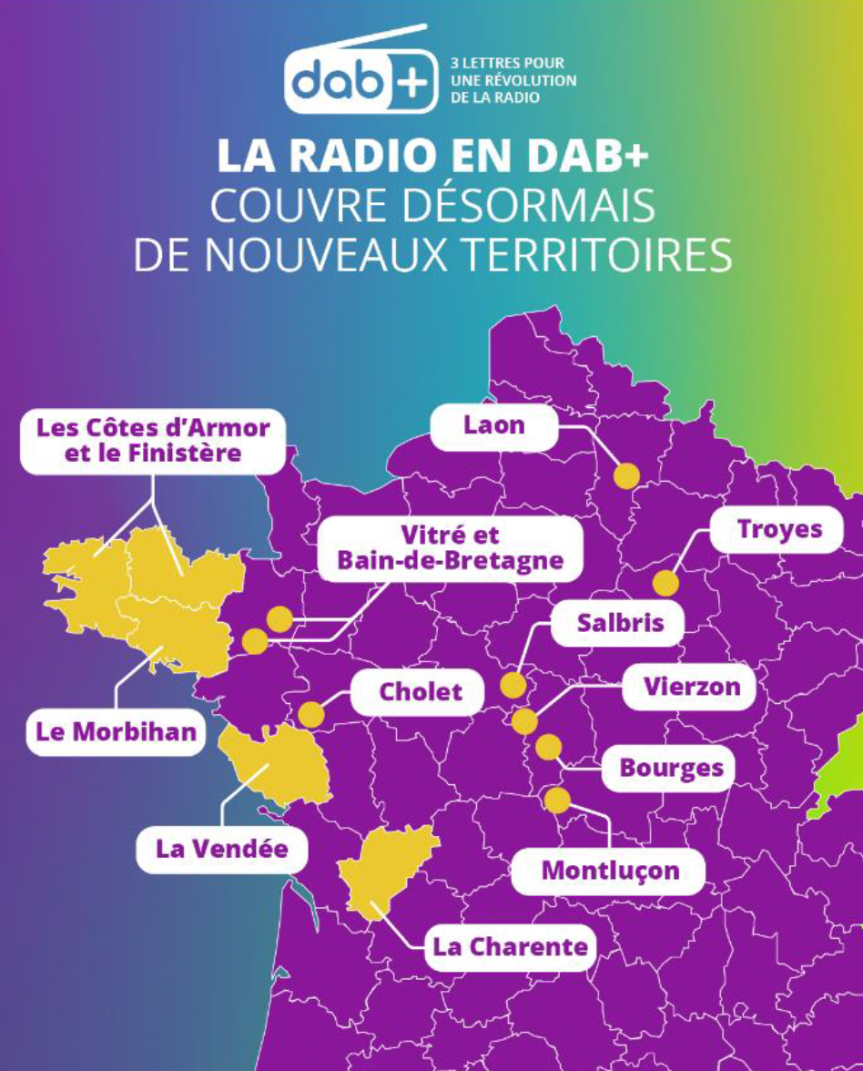 RMC étend sa diffusion DAB+ à de nouveaux territoires