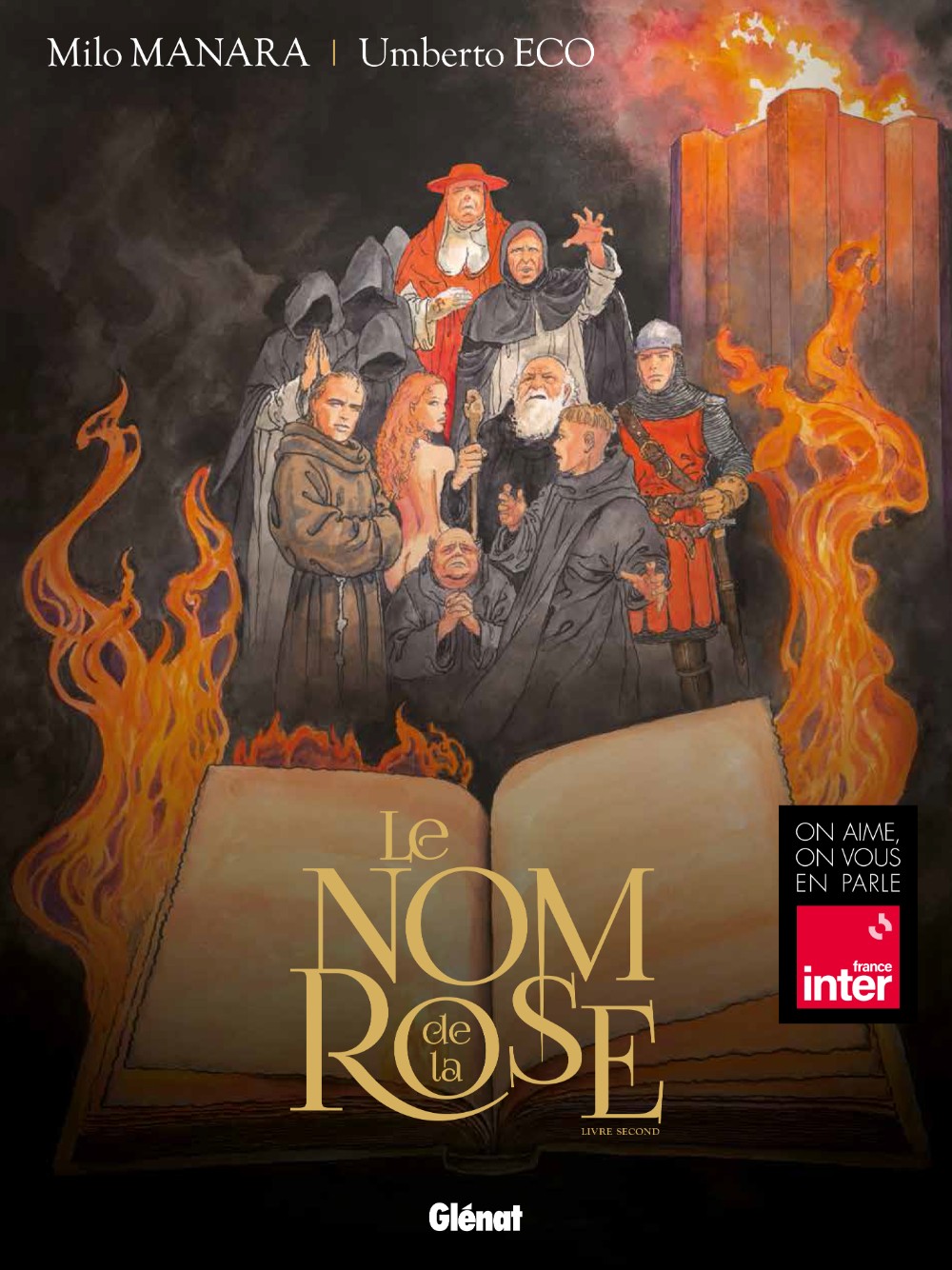 France Inter accompagne la sortie du "Nom de la Rose" en bande dessinée