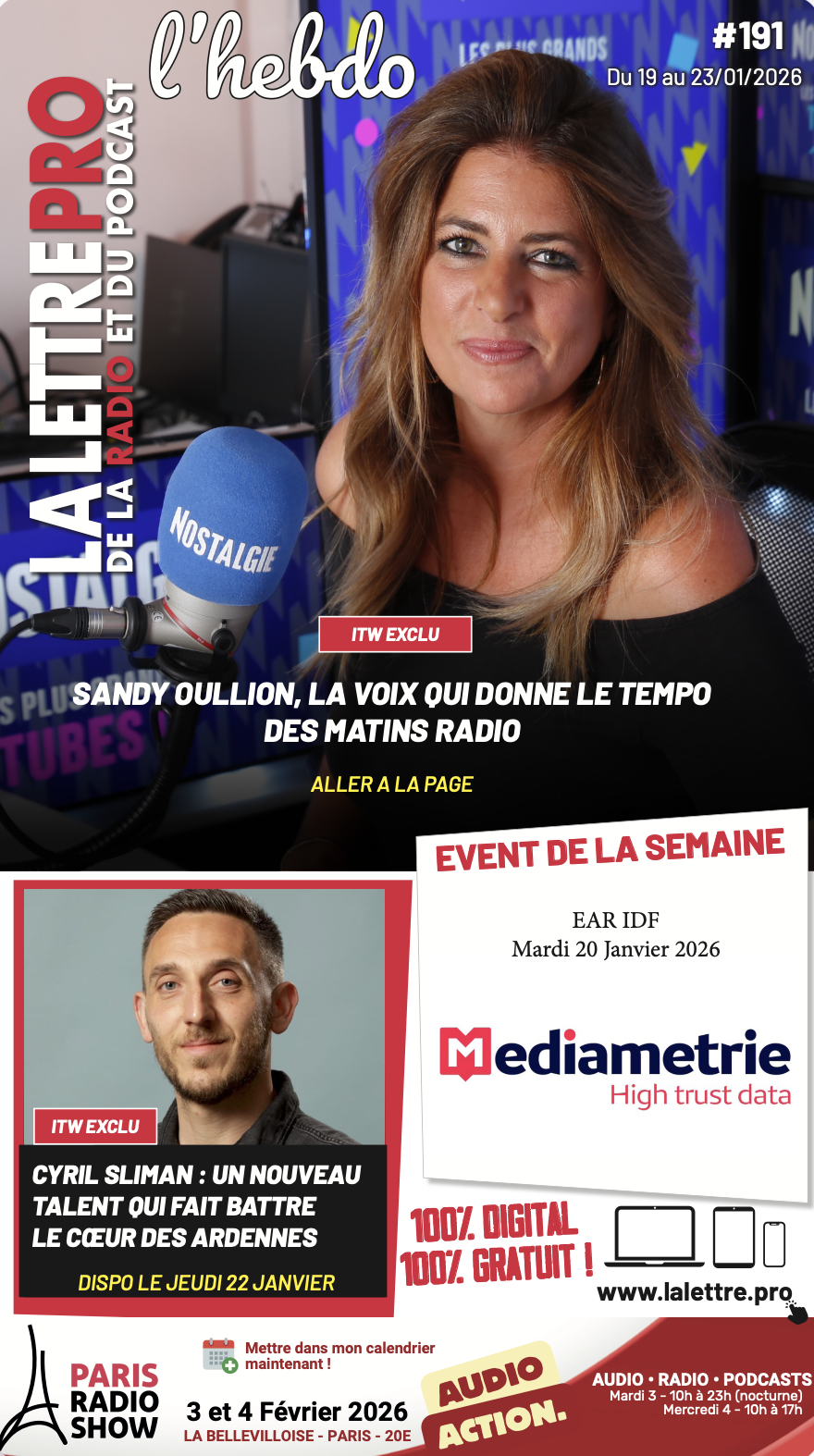 La Lettre Pro L’Hebdo 191 : quand la radio s’incarne au micro et sur le terrain