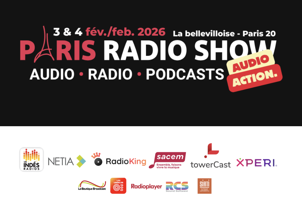 Téléchargez votre badge pour le Paris Radio Show 2026