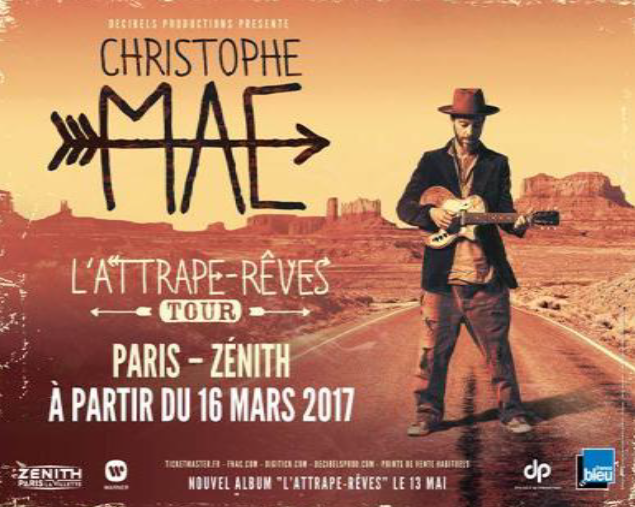 Christophe Maé : nouvel artiste France Bleu