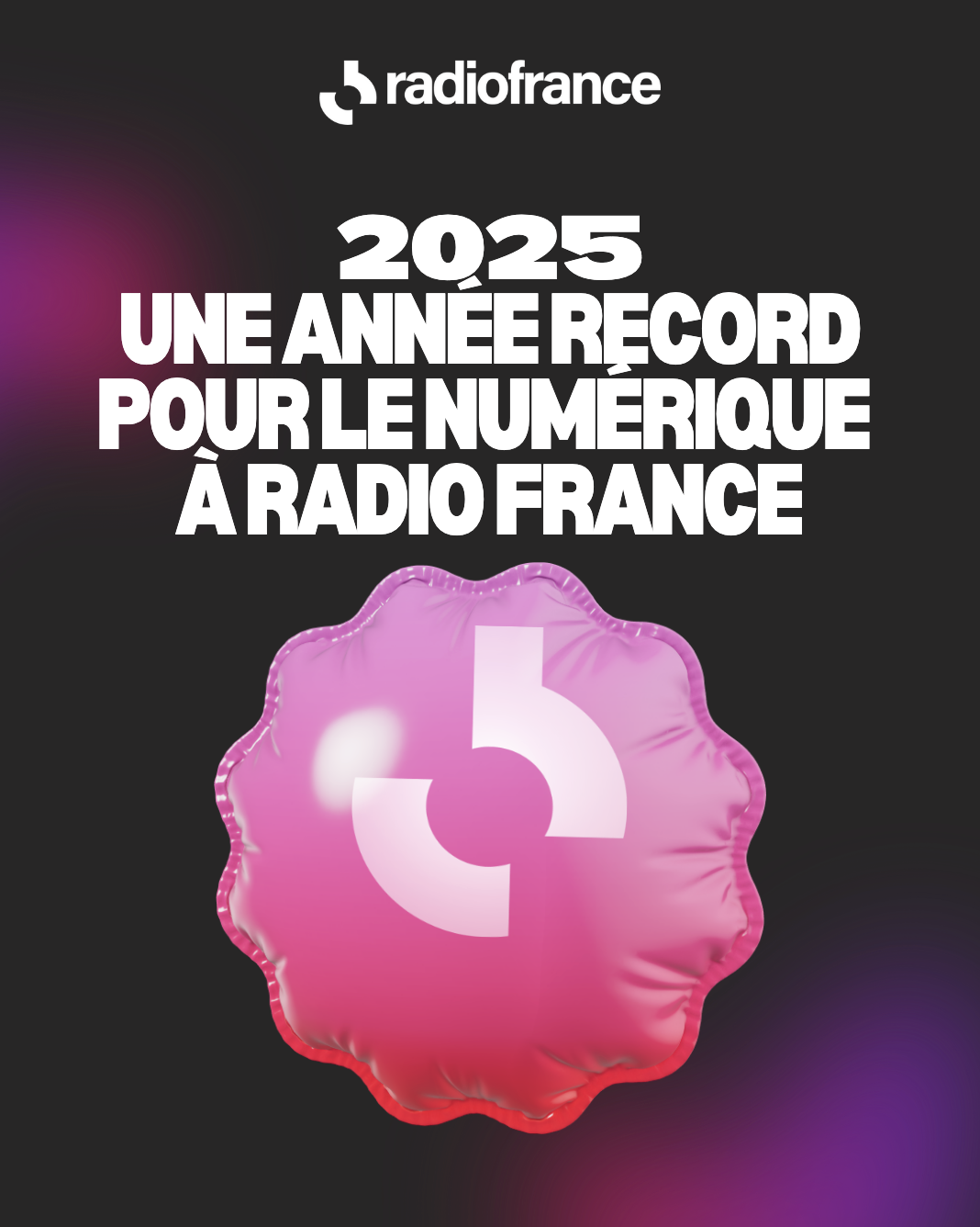 Radio France affirme sa puissance numérique en 2025