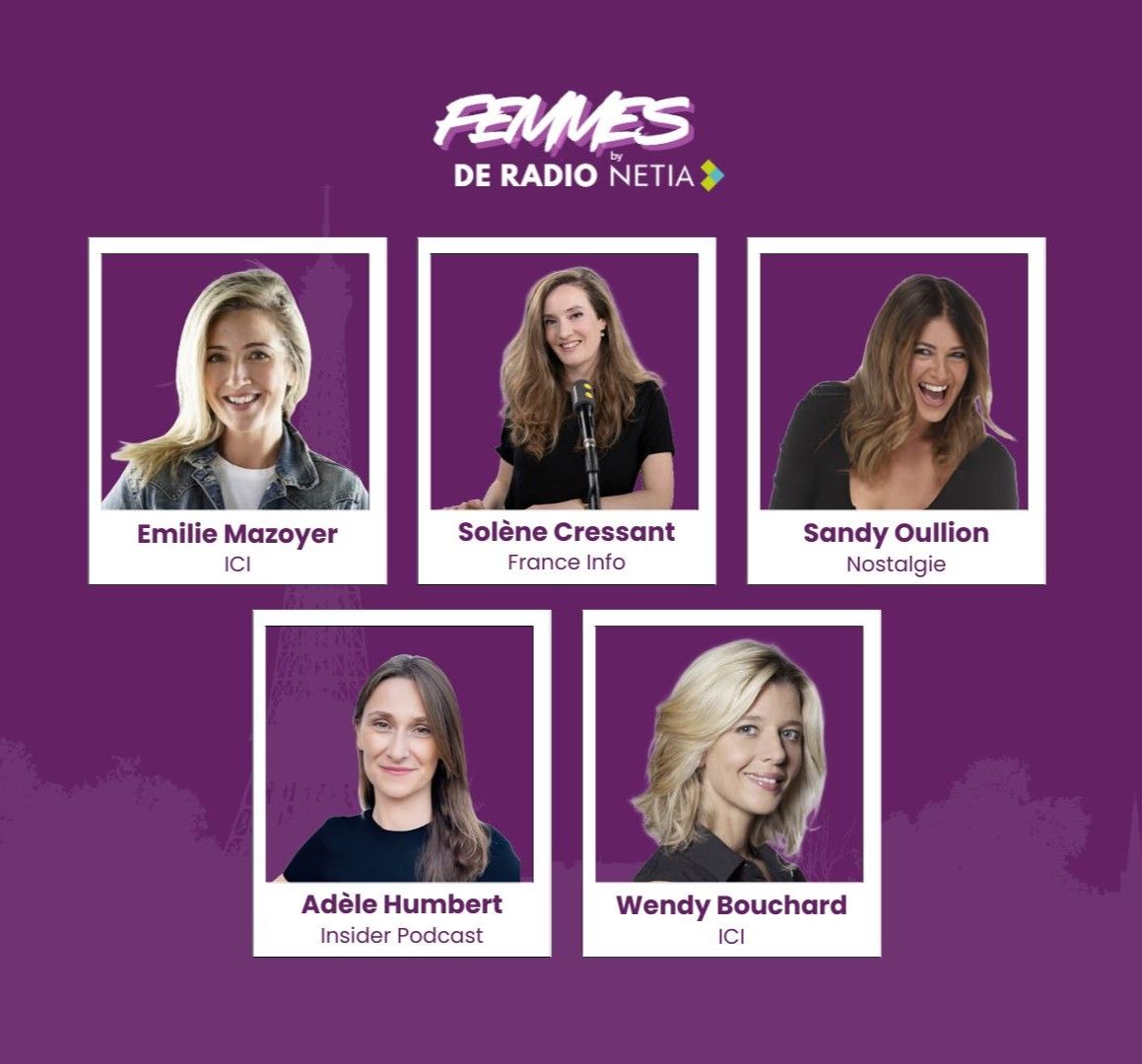 "Femmes de Radio by NETIA" : cinq voix à écouter autrement