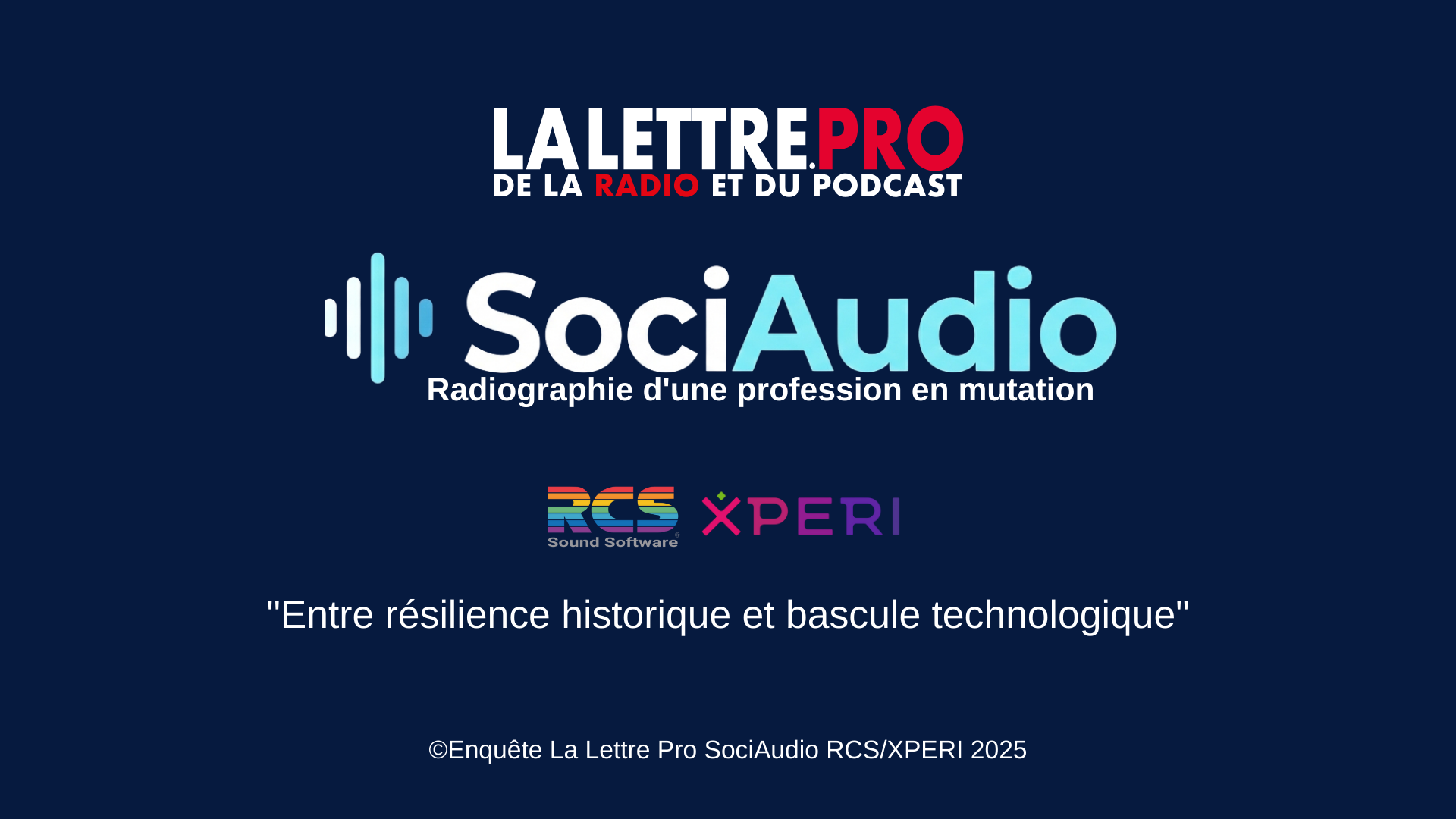 SociAudio 2025 : une profession entre passion et incertitude économique