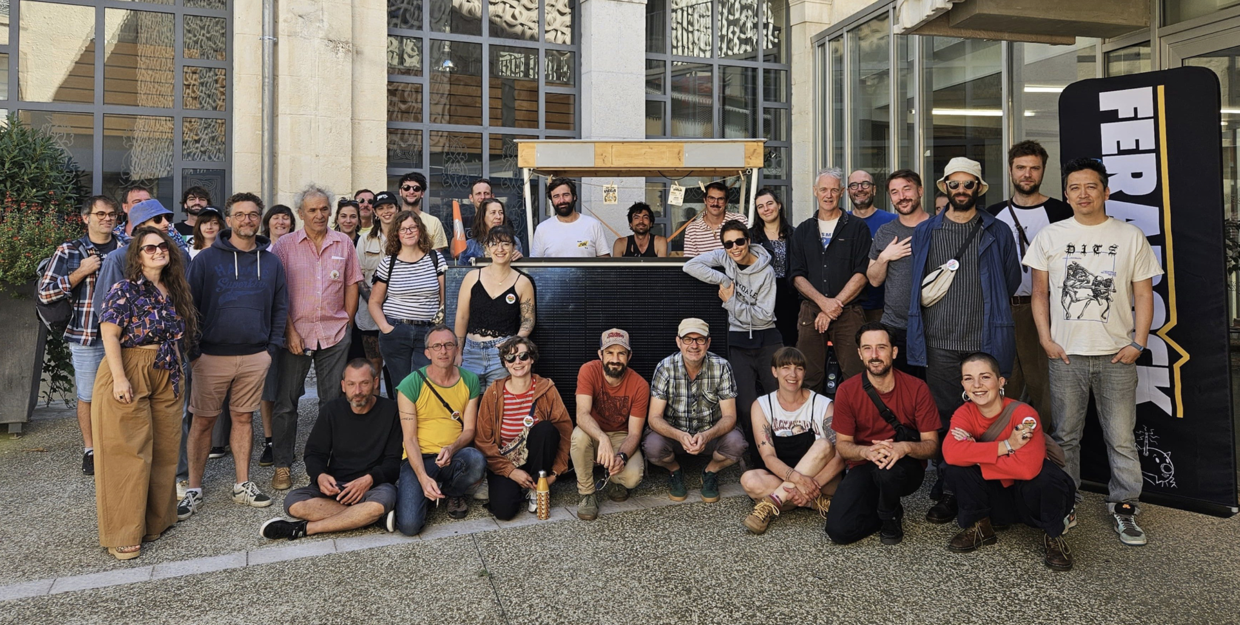 Les radios de la Ferarock réunies à Valence pour le séminaire en 2025. © Benjamin Kholer