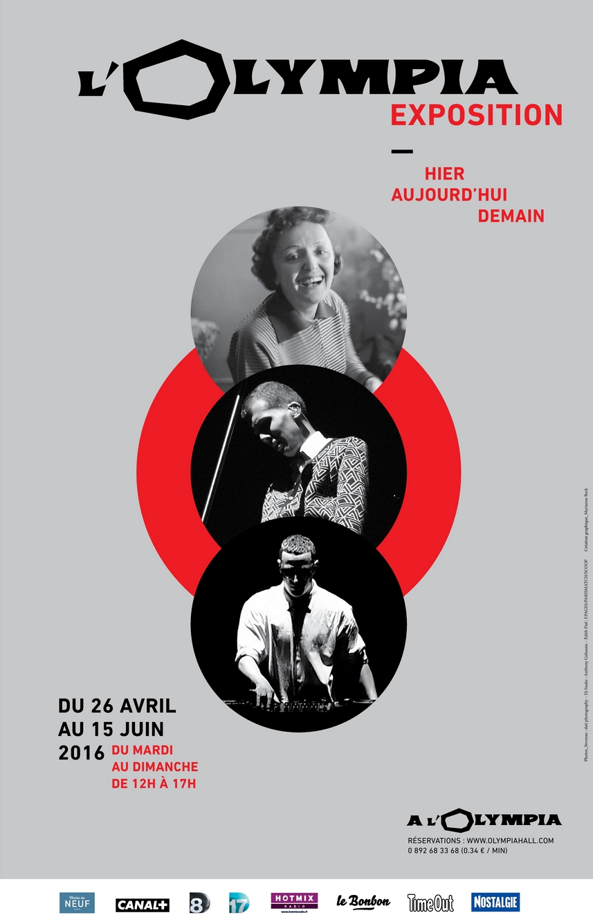 Hotmixradio partenaire de l'expo "L'Olympia, hier, aujourd'hui et demain"