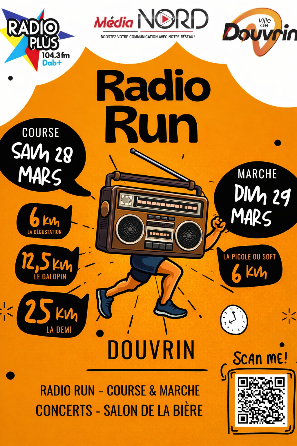 Radio Plus organisera la "Radio Run" les 28 et 29 mars 2026