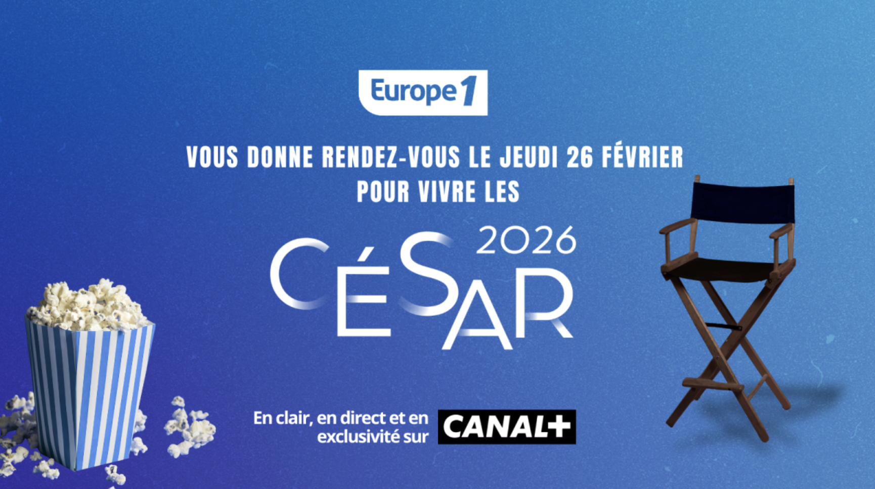 Europe 1 mobilise son antenne pour la cérémonie des César