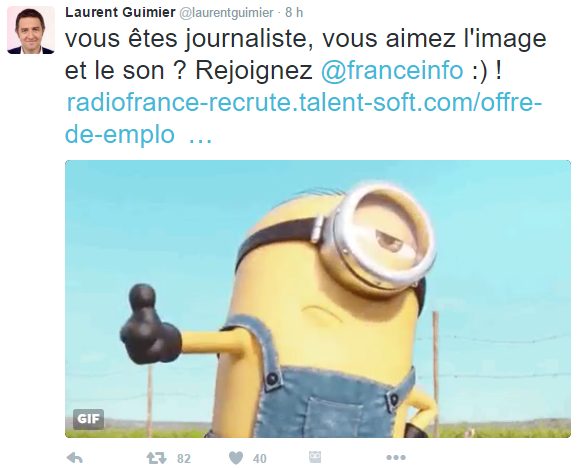 Le patron de France Info recrute sur Twitter : le SNJ s'insurge