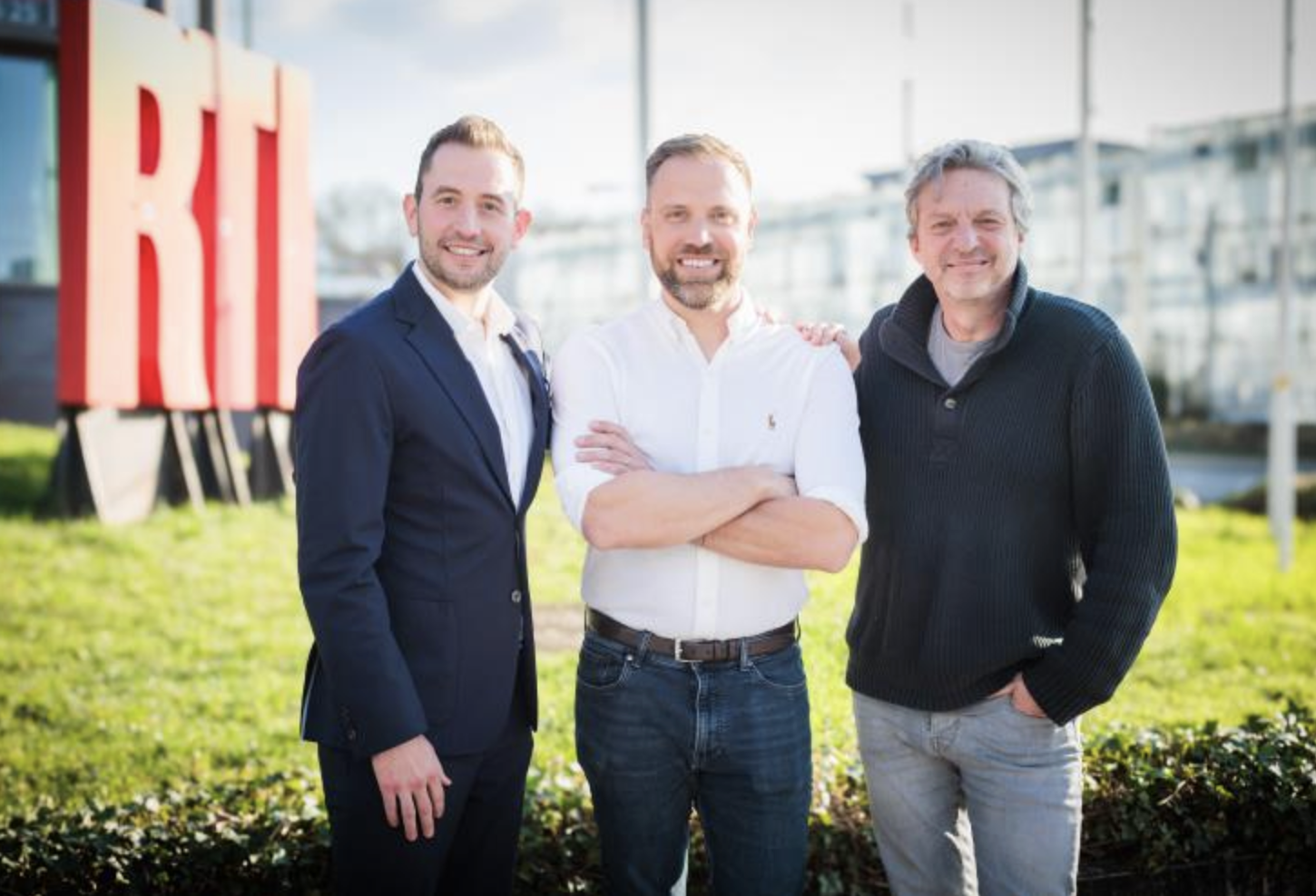 De gauche à droite : Guillaume Collard, Lloyd Byloos et Frédéric Herbays.