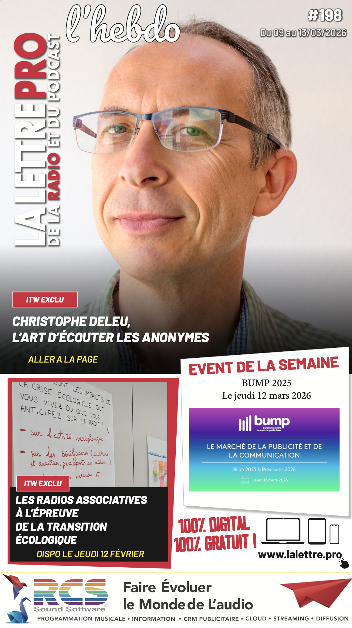 La Lettre Pro L'Hebdo 198 explore les voix discrètes et les radios en transition