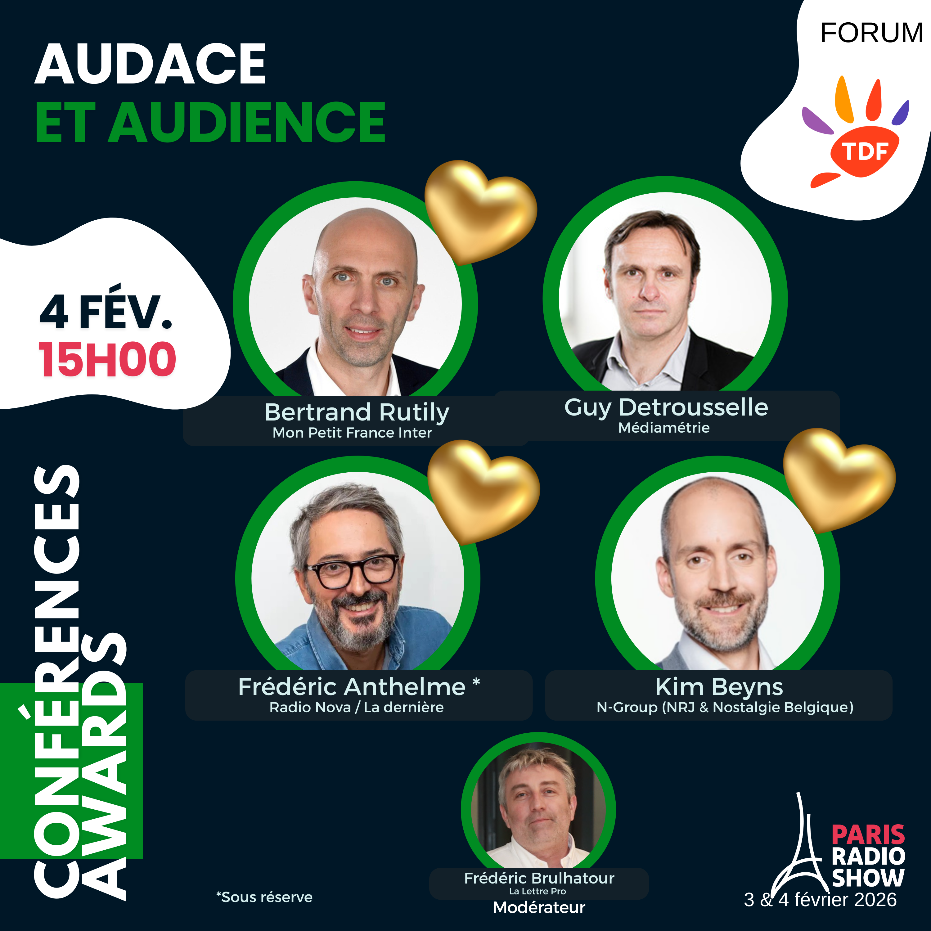 [Conf-Award] J2-15h - Audace et Audience, quand la créativité fait grandir l’audience