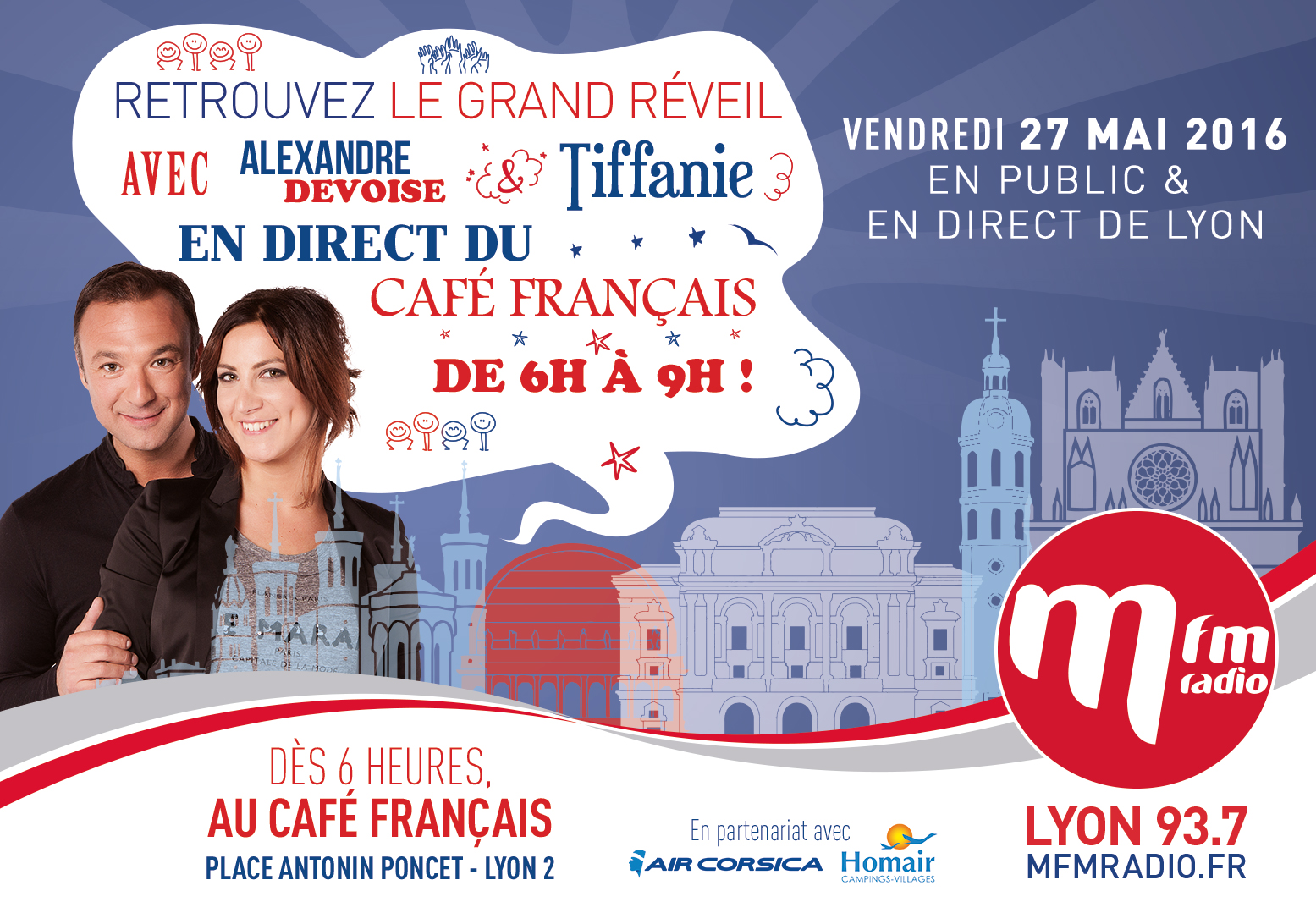 Mem Ransio MFM Radio en direct et en public de Lyon