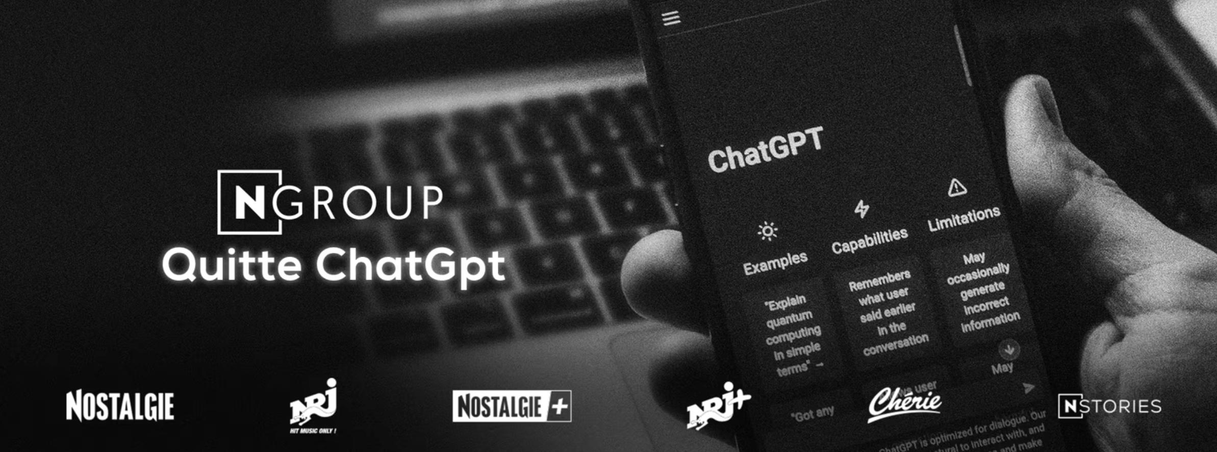 NGroup stoppe ChatGPT et ouvre une réflexion sur une IA responsable