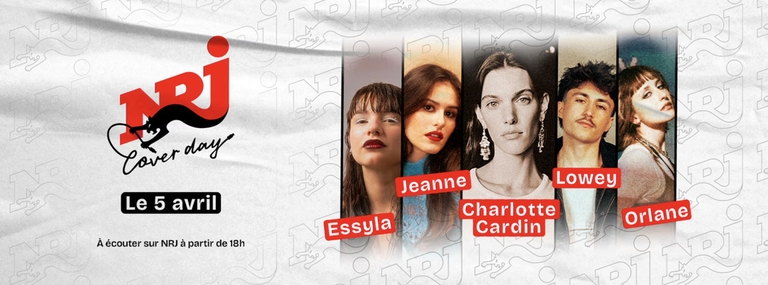 NRJ Belgique organise son "NRJ Cover Day" le 5 avril avec 5 artistes