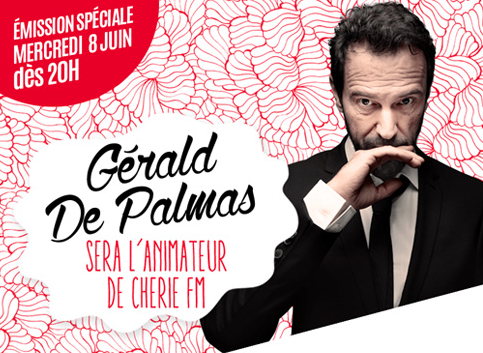 Gérald de Palmas animateur sur Chérie FM