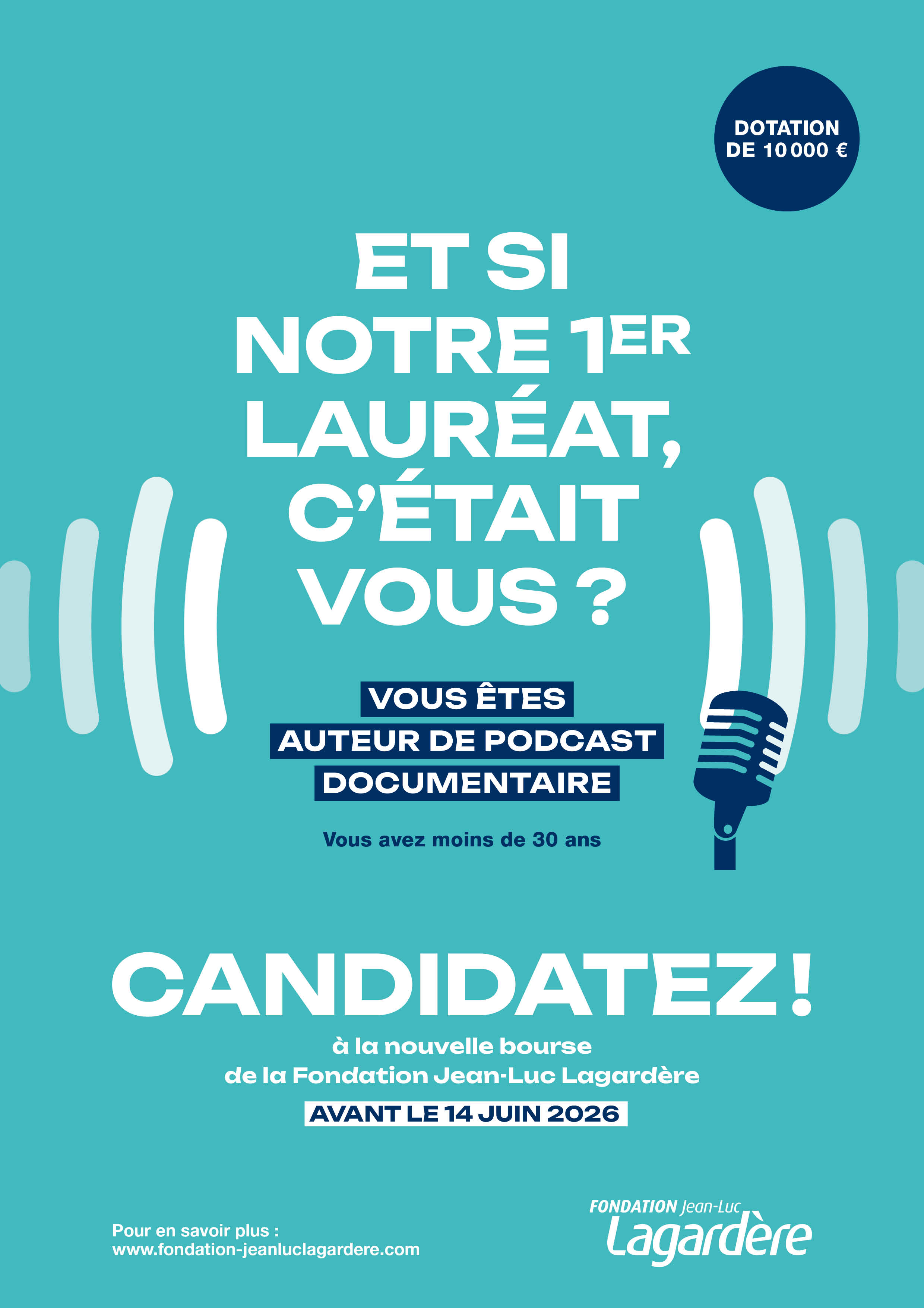 La Fondation Jean-Luc Lagardère lance une bourse dédiée aux auteurs de podcasts