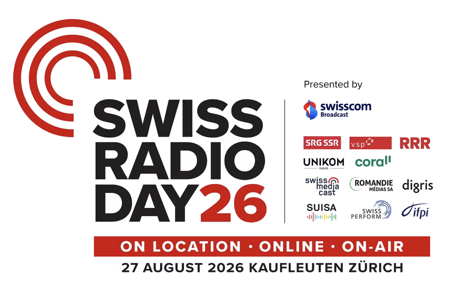 La radio suisse se donne rendez-vous au SwissRadioDay 2026 à Zurich 