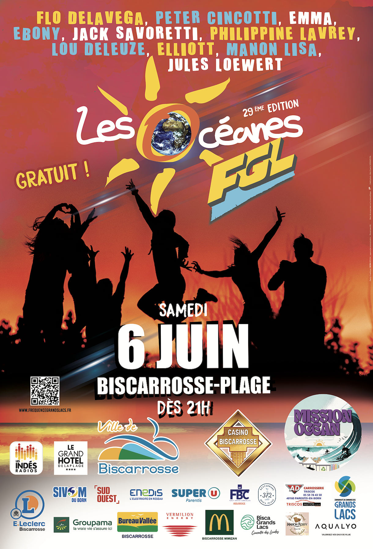 FGL prépare la 29e édition des Océanes à Biscarrosse-Plage