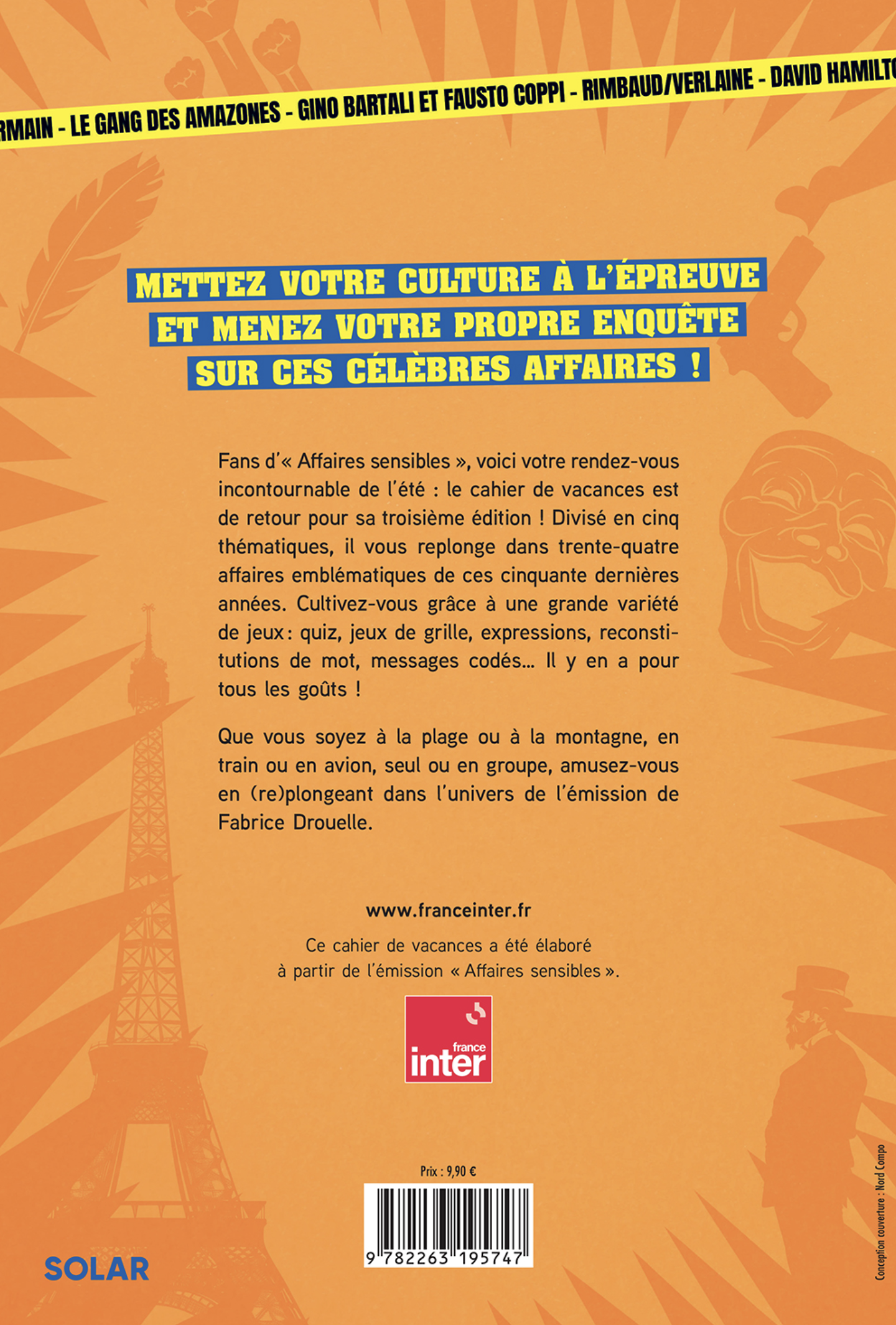 "Affaires sensibles" revient avec un troisième cahier de vacances