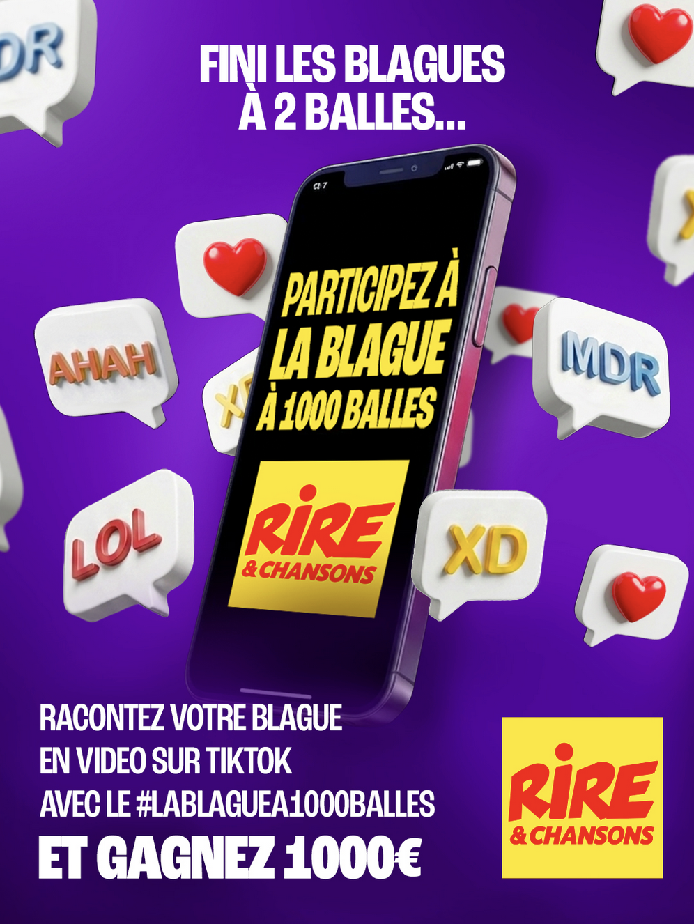 Faire rire Bruno Roblès peut rapporter 1 000 euros