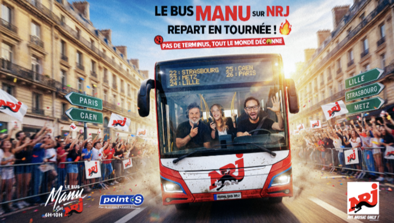 "Manu sur NRJ" reprend la route pour 5 émissions en direct dans 5 villes