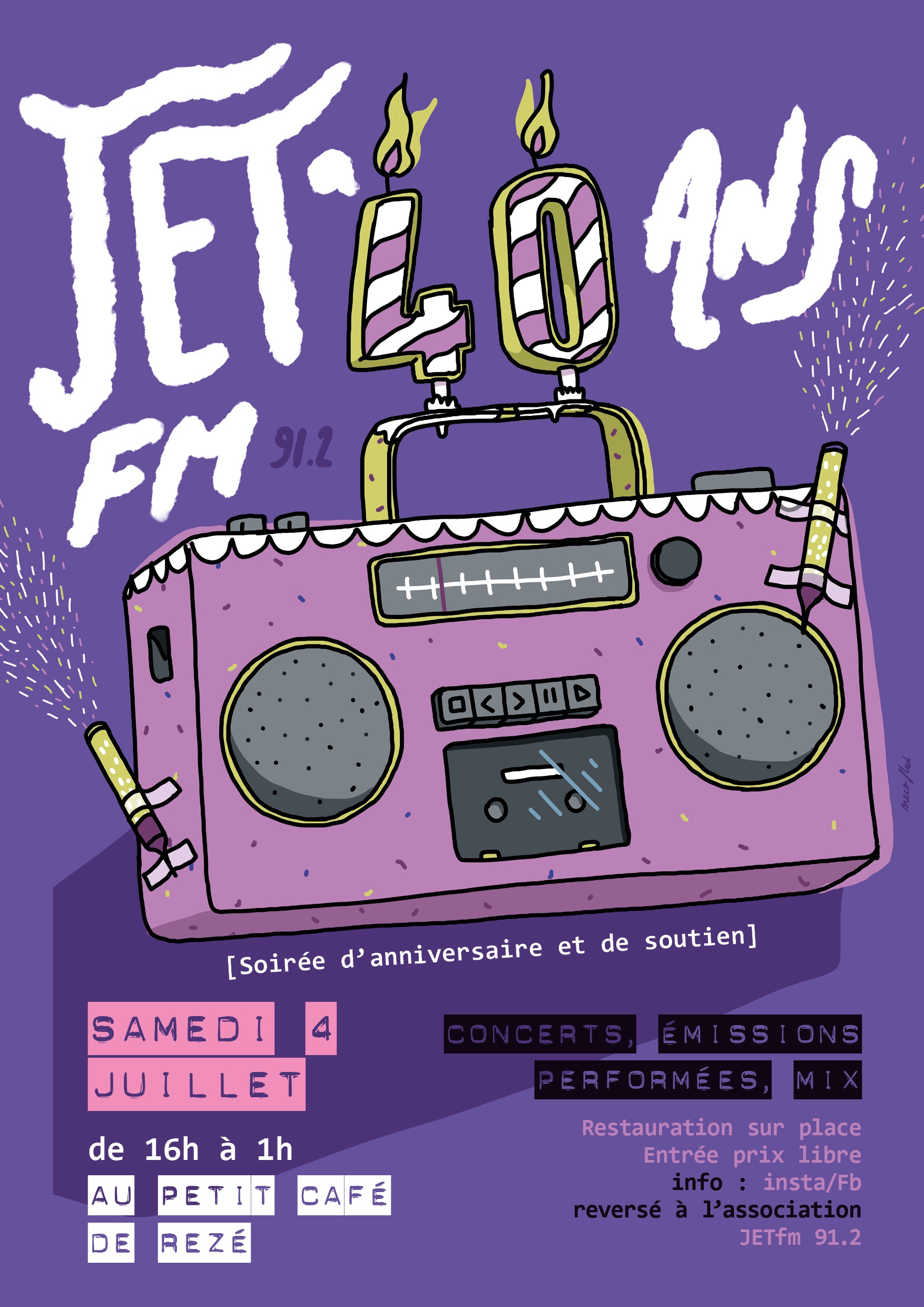 Jet FM célébrera ses 40 ans lors d’une soirée de soutien