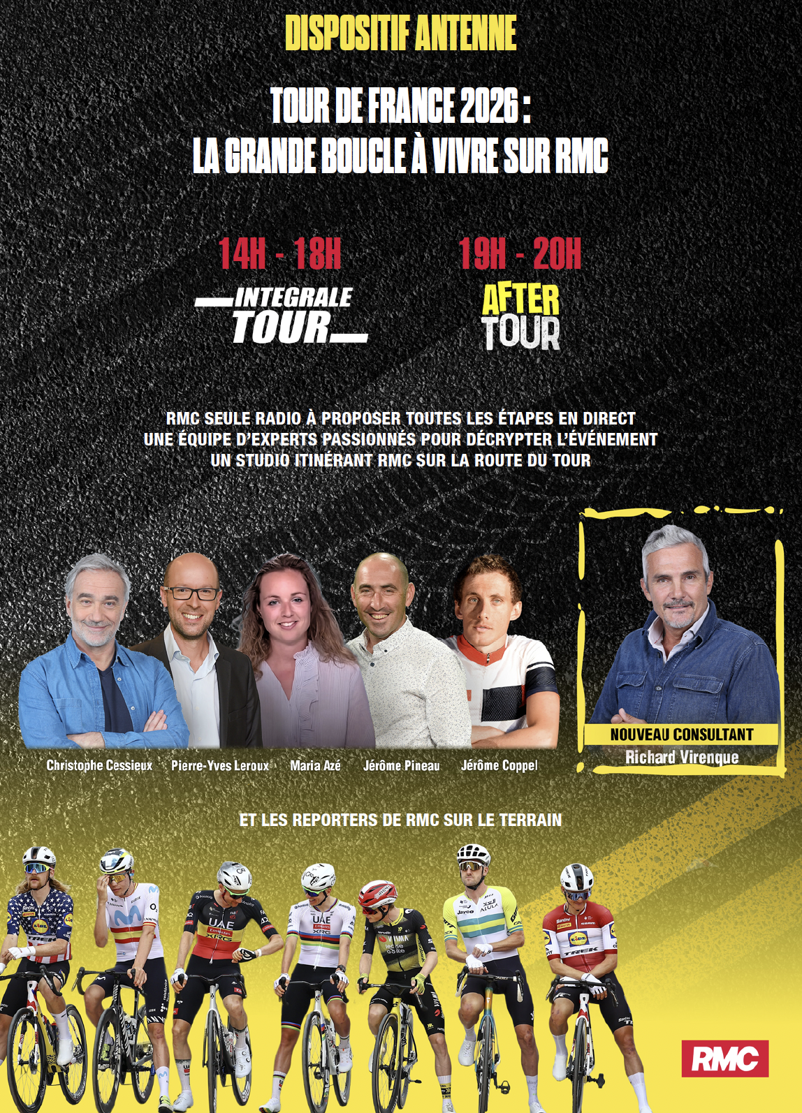 RMC renforce sa couverture radio du Tour de France