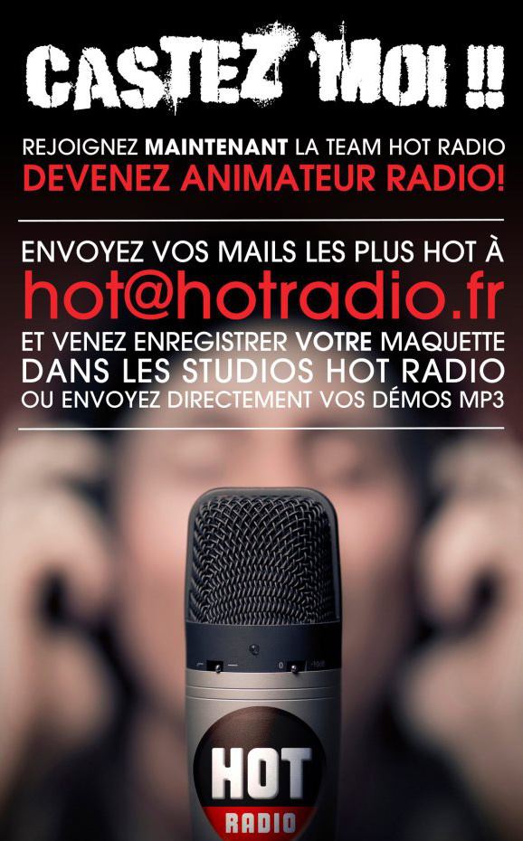 Hot Radio Hot Radio : un casting pour rejoindre l'équipe