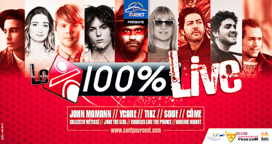 100% offre "le plus grand concert gratuit de l'été"