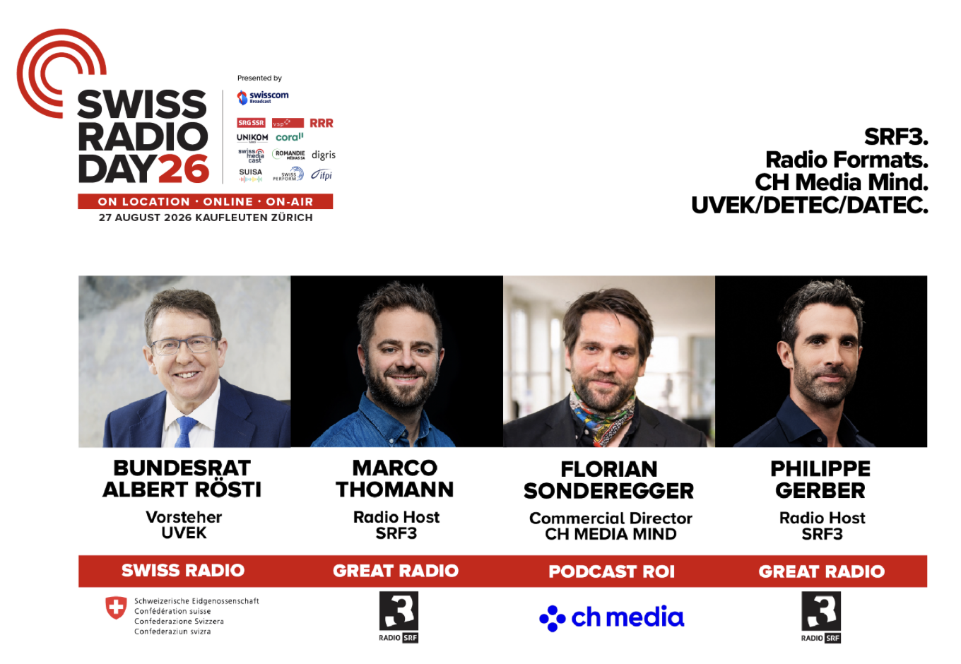 Le SwissRadioDay explore les recettes des formats radio qui fidélisent les auditeurs