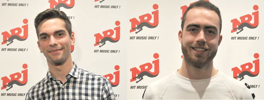 Anthony (à gauche) et Florian (à droite) © NRJ Belgique