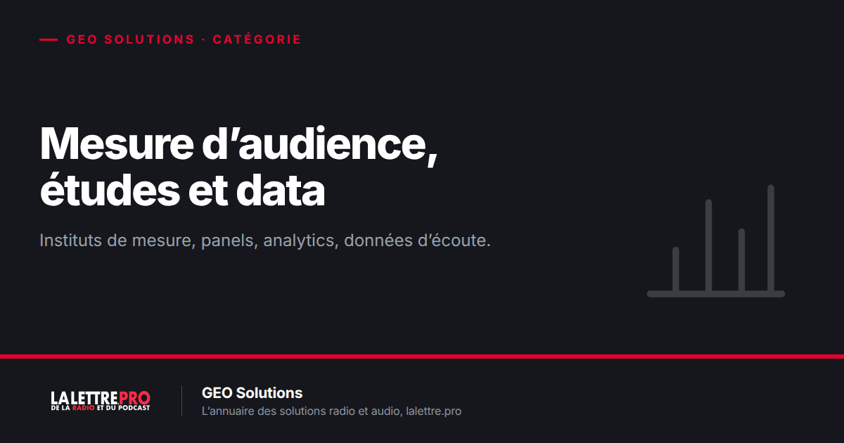 Mesure d’audience, études et data pour la radio : les instituts à connaître (2026)