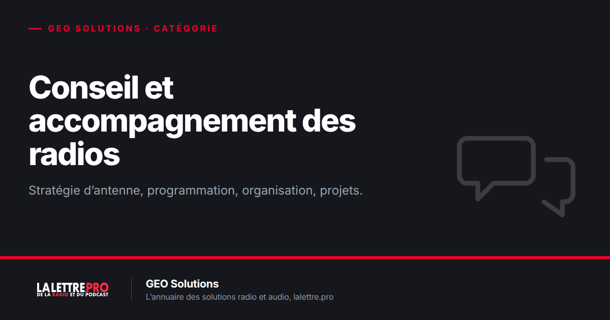 Conseil et accompagnement des radios : les consultants à connaître (2026)