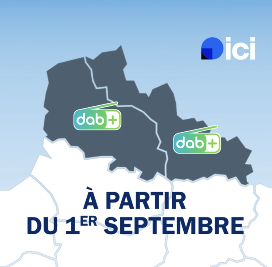 ICI Nord étend sa diffusion au DAB+ avec 6 sites d’émission dans le Nord et le Pas-de-Calais