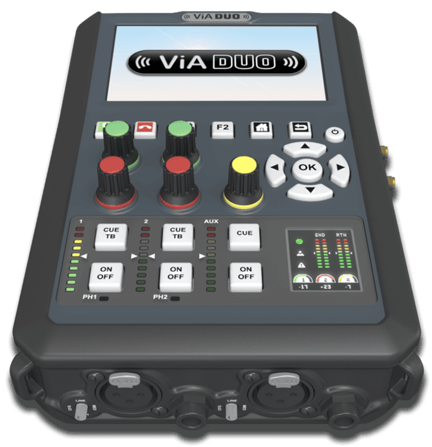 Avec ViA Duo, Tieline réunit dans un même équipement portable les fonctions de codec IP, de commentaire AoIP et de production distante avec flux audio et vidéo.