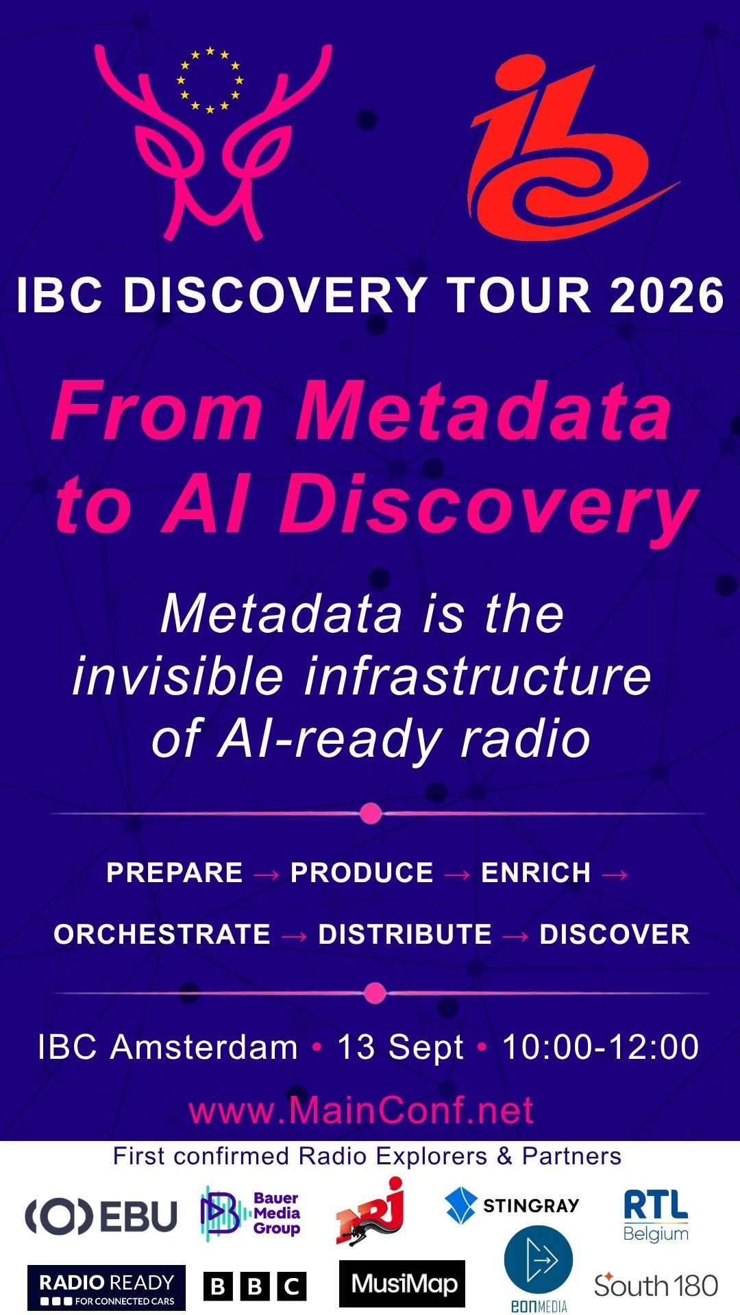 À l’IBC Amsterdam, MAIN explore la chaîne des métadonnées jusqu’à l’IA