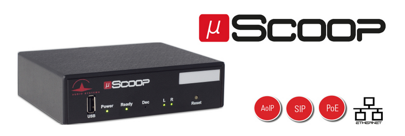 µScoop se contrôle à distance via sa page web dédiée. L’appareil est reconnu par son adresse MAC lorsqu’il est connecté au réseau Ethernet