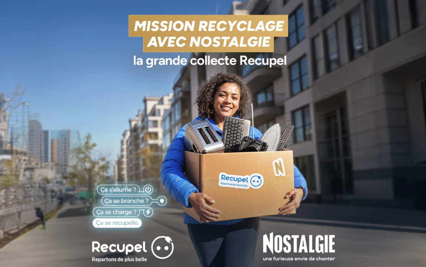Nostalgie repart en "Mission Recyclage" en Belgique